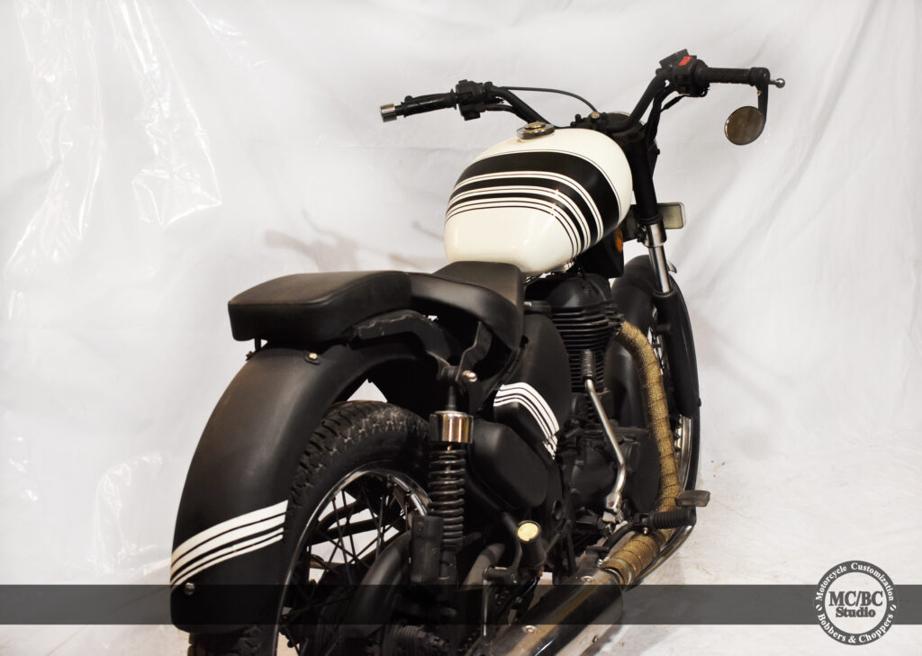 MCBC Studio custom modified motorcycle royal enfield bullet