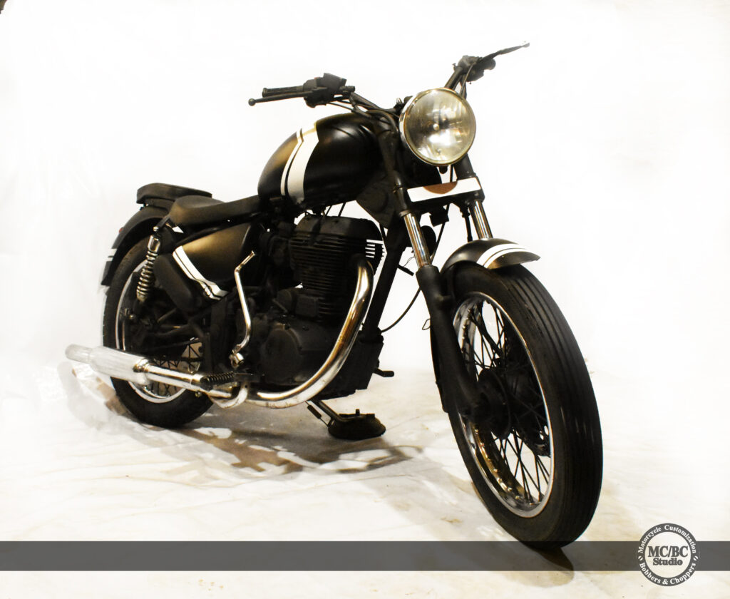 MCBC Studio custom modified motorcycle royal enfield bullet