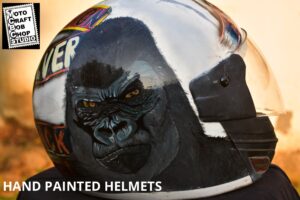 hand painted helmet art paint airbrushing