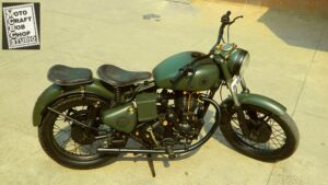 MCBC Studio custom modified motorcycle royal enfield bullet design1