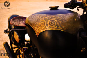 Neo engraved custom Enfield Motorcycle 13